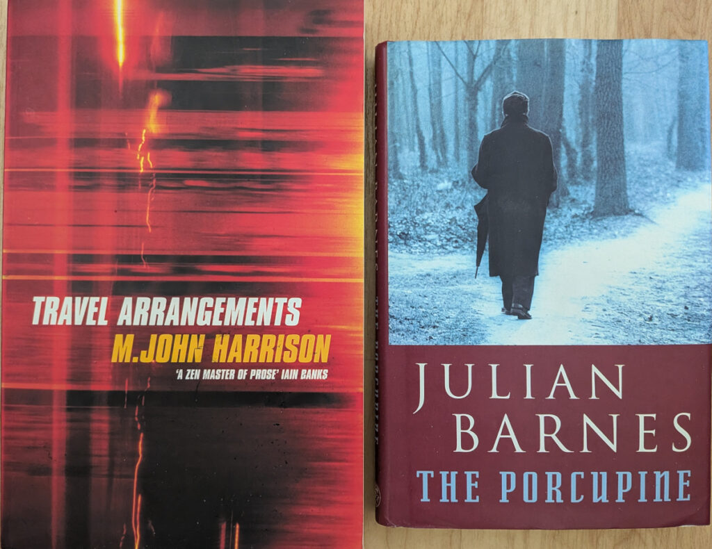 Covers of Travel Arrangements and The Porcupine.