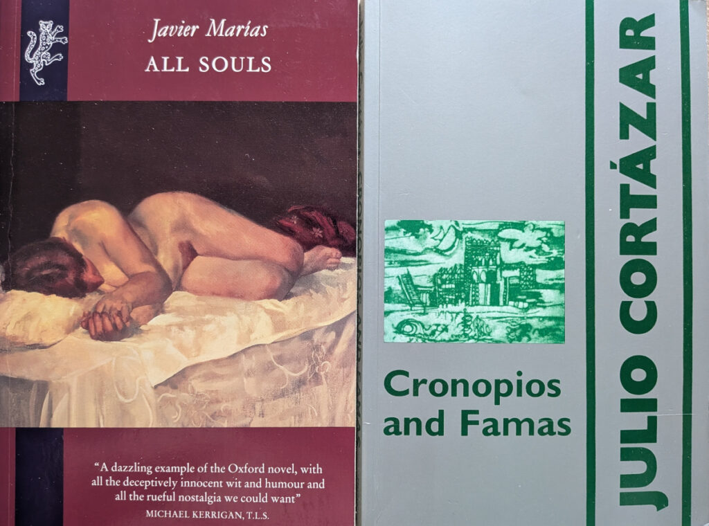 Covers of All Souls and Cronopios and Famas